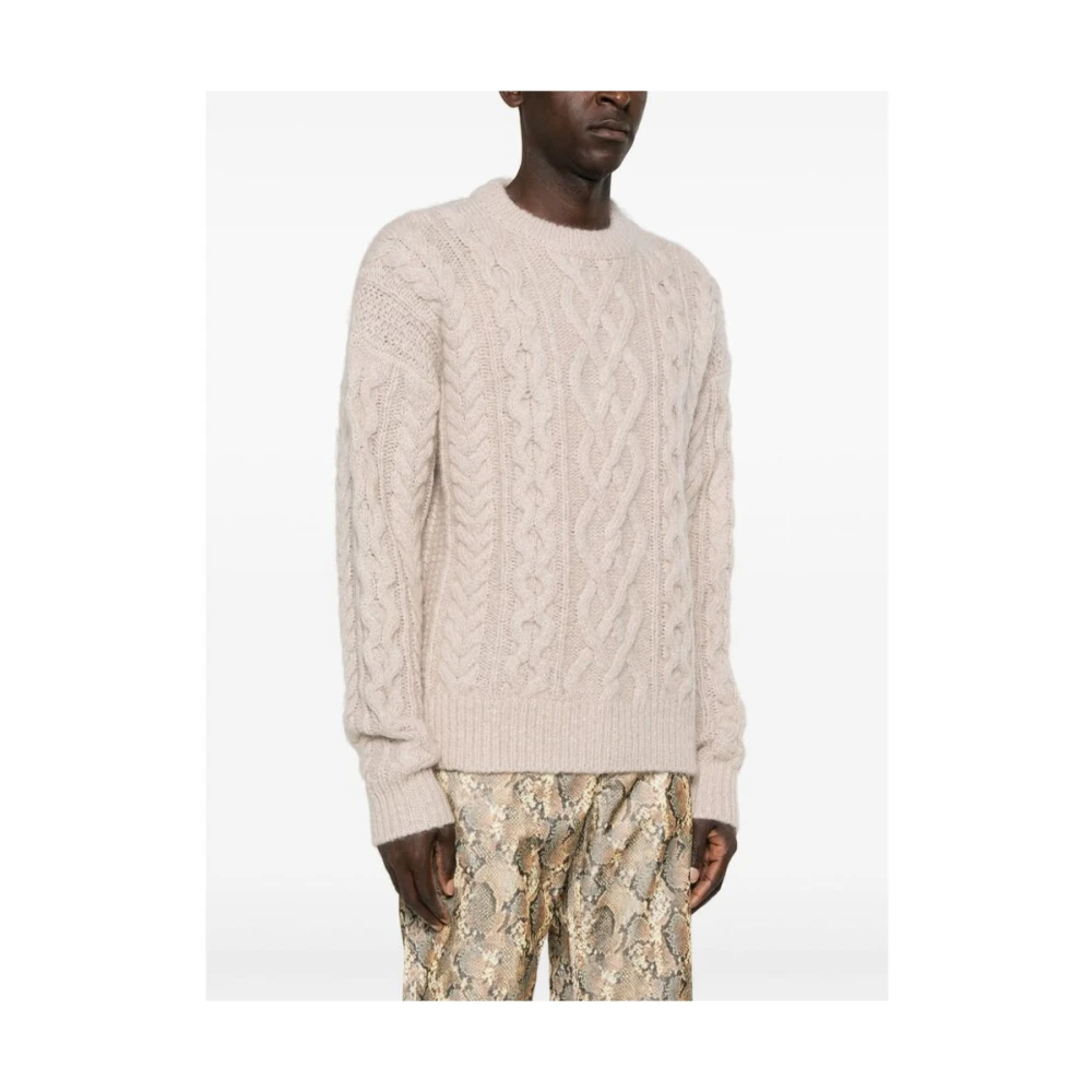 Isabel marant Beige Kabeltrui Pink Heren