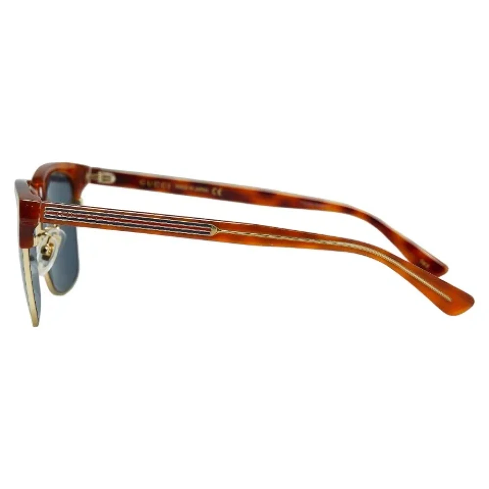 Gucci Vintage Pre-owned Plastic sunglasses Brown Dames