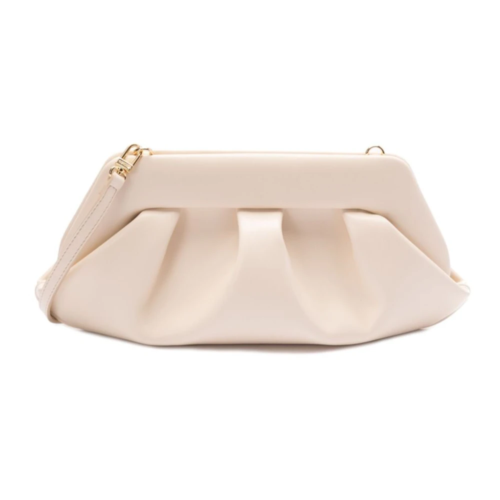 Themoirè Donna Bianco - Borsa A Tracolla Con Chiusura Magnetica Staccabile - Bags - One Size