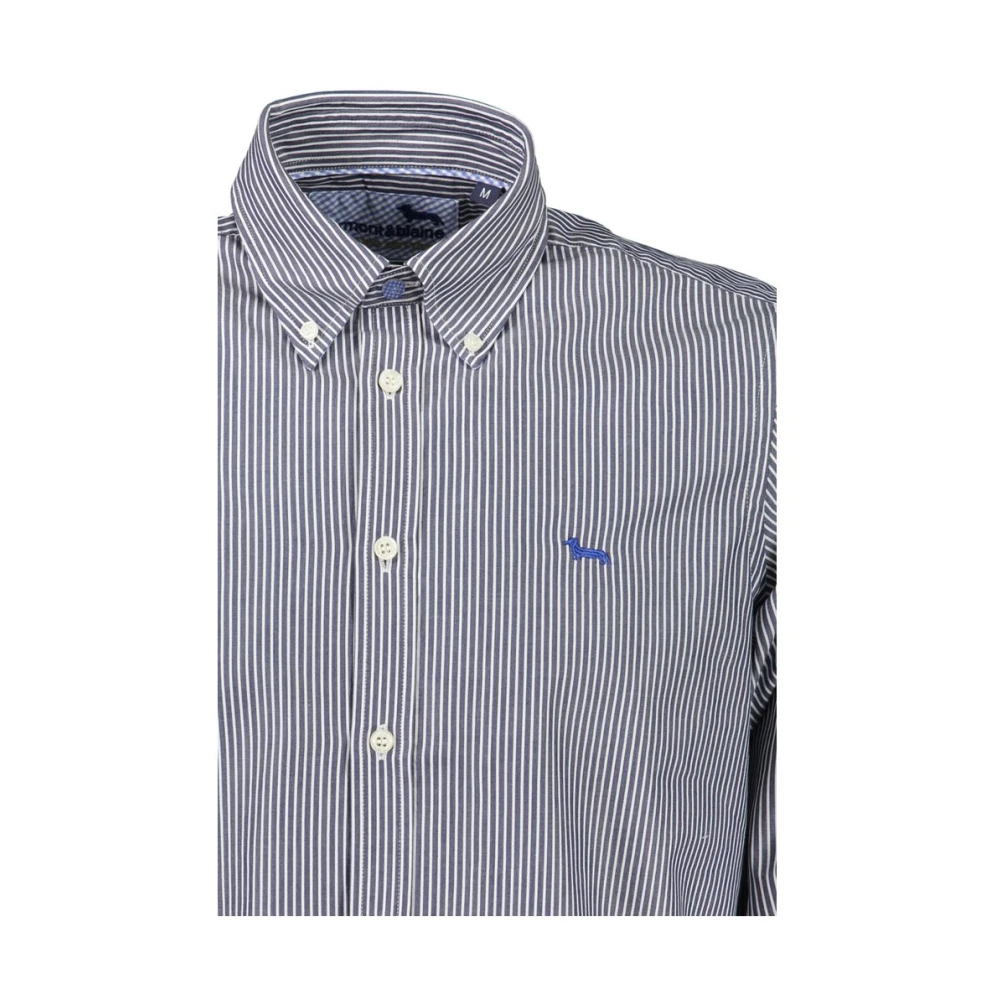 Harmont & Blaine Elegant gestreept overhemd met lange mouwen Blue Heren