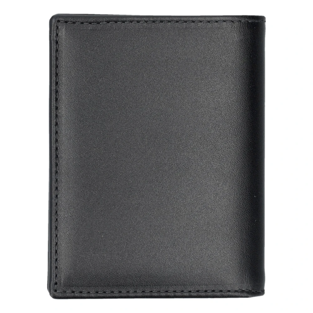 Comme des Garçons Klassieke Leren Kaarthouder Portemonnee Zwart Black Unisex