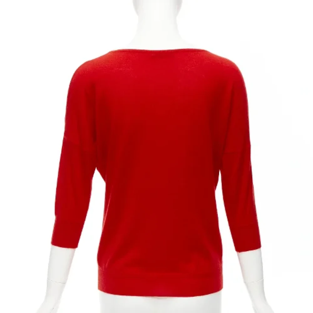 Alexander McQueen Pre-owned Cashmere tops Red Dames