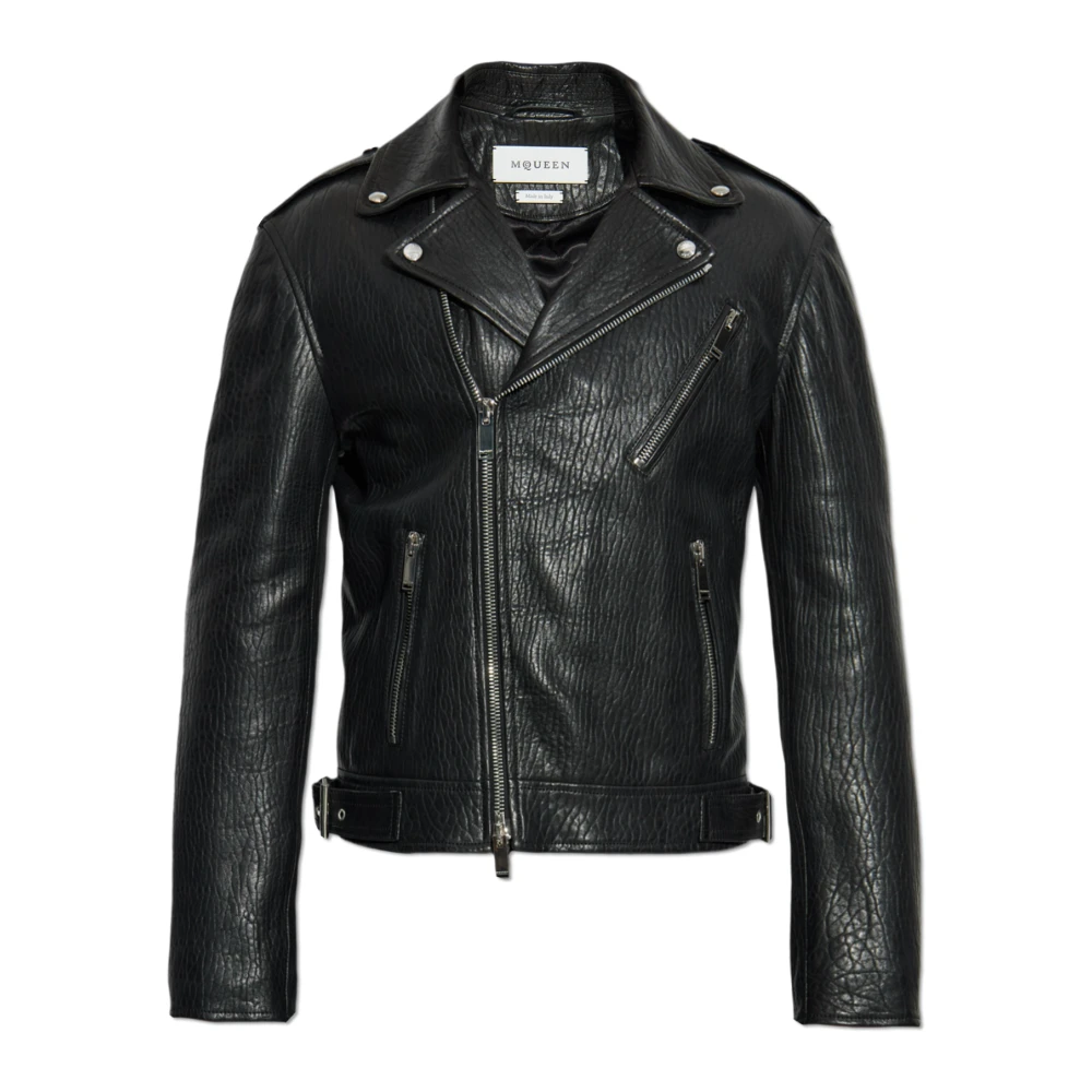 Alexander McQueen, Jacka, Herr, 2Xl, Läder, Läderjacka