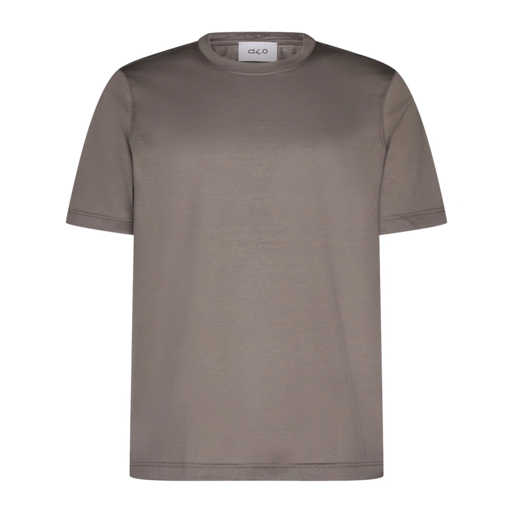 D4.0 Stijlvolle T-shirts en Polos Gray Heren