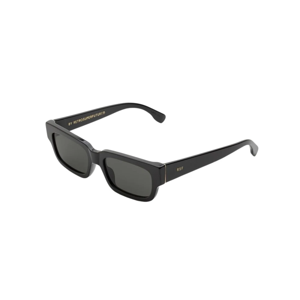 Retrosuperfuture Unisex Black/Grey Wch Roma Sunglasses Acetate Squared Normal - Image 5