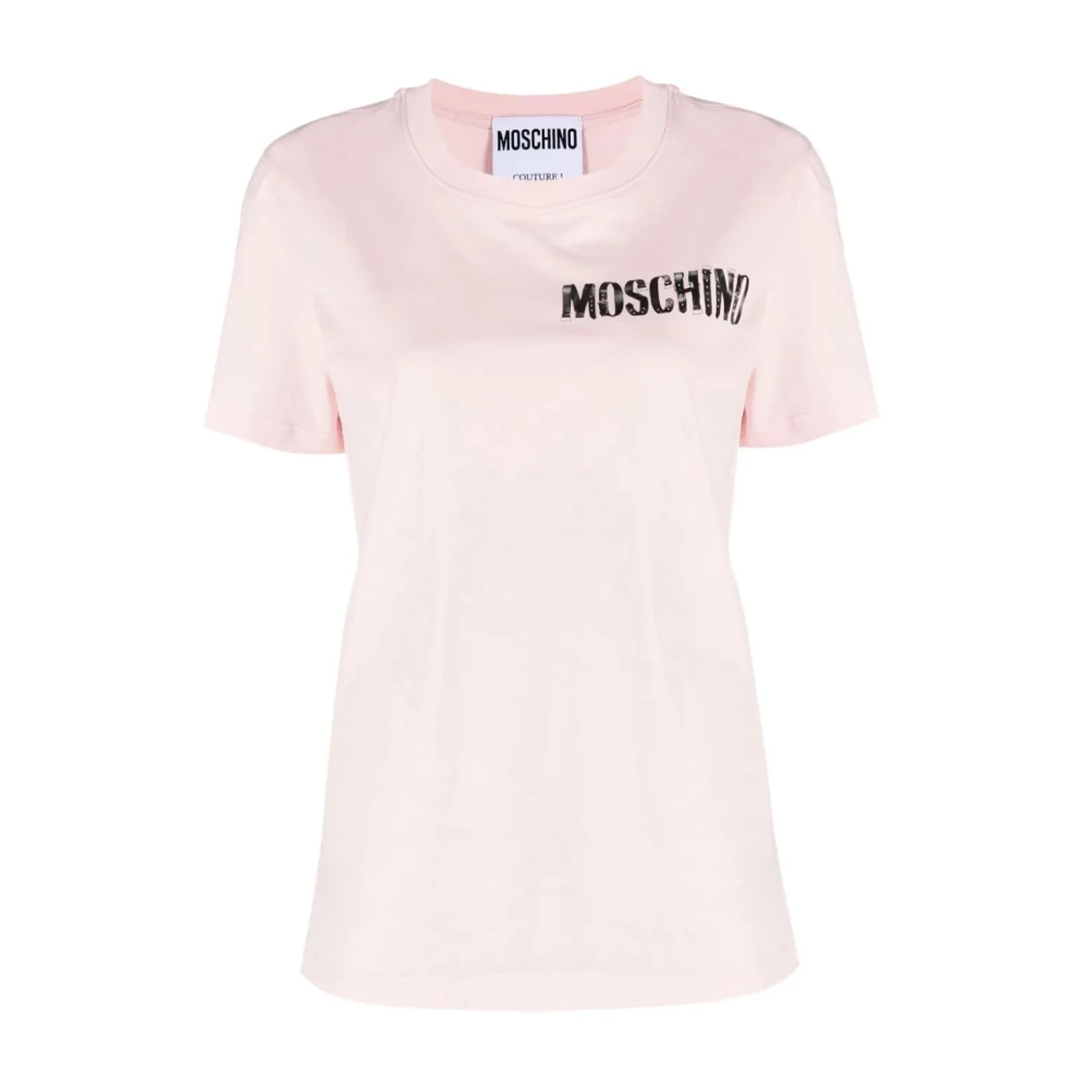 Moschino Stijlvolle T-shirts Pink Dames
