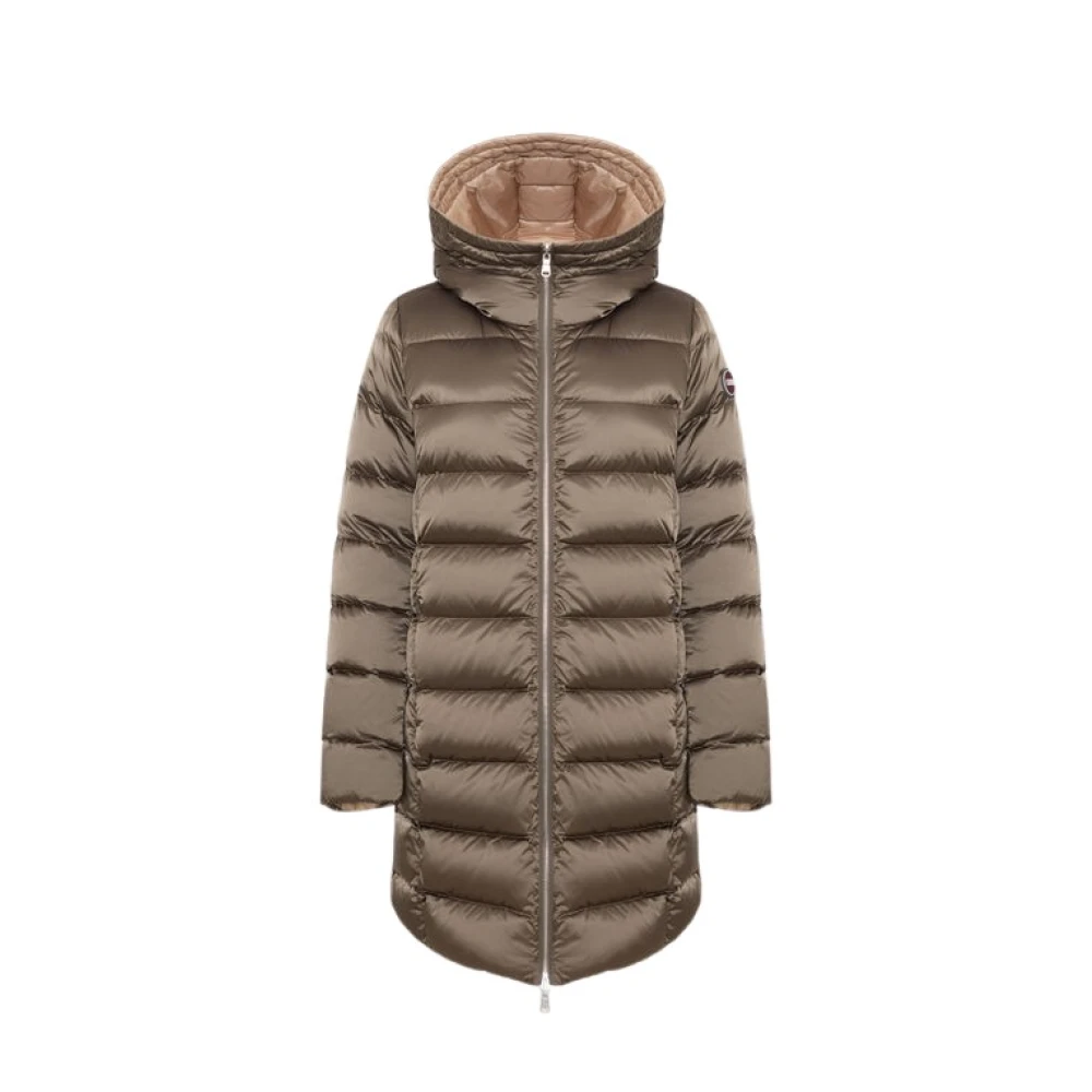 Colmar Reversibele Quilted Jas met Glinsterende Effect Brown Dames