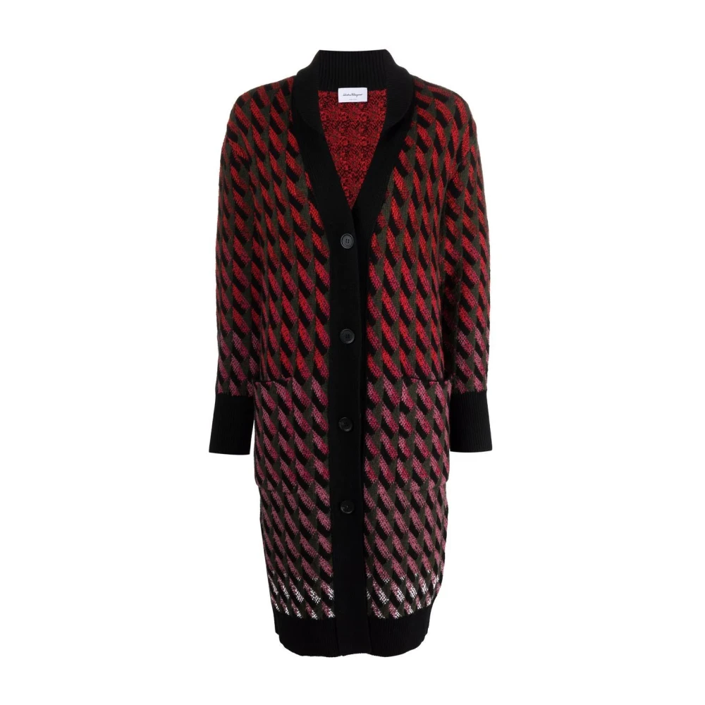 Knitwear > Cardigans - - Ferragamo - Modalova