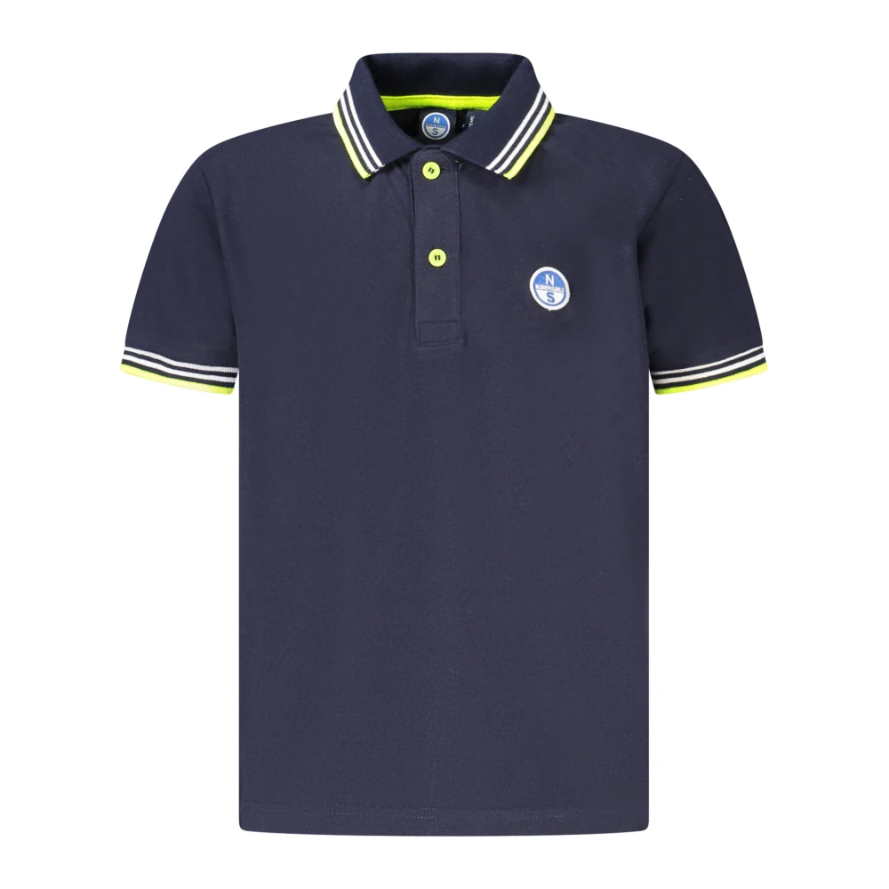 North Sails Unisex Kids Blue Short Sleeve Polo - Kids Short Sleeve T-Shirts - 8 Y - Kids