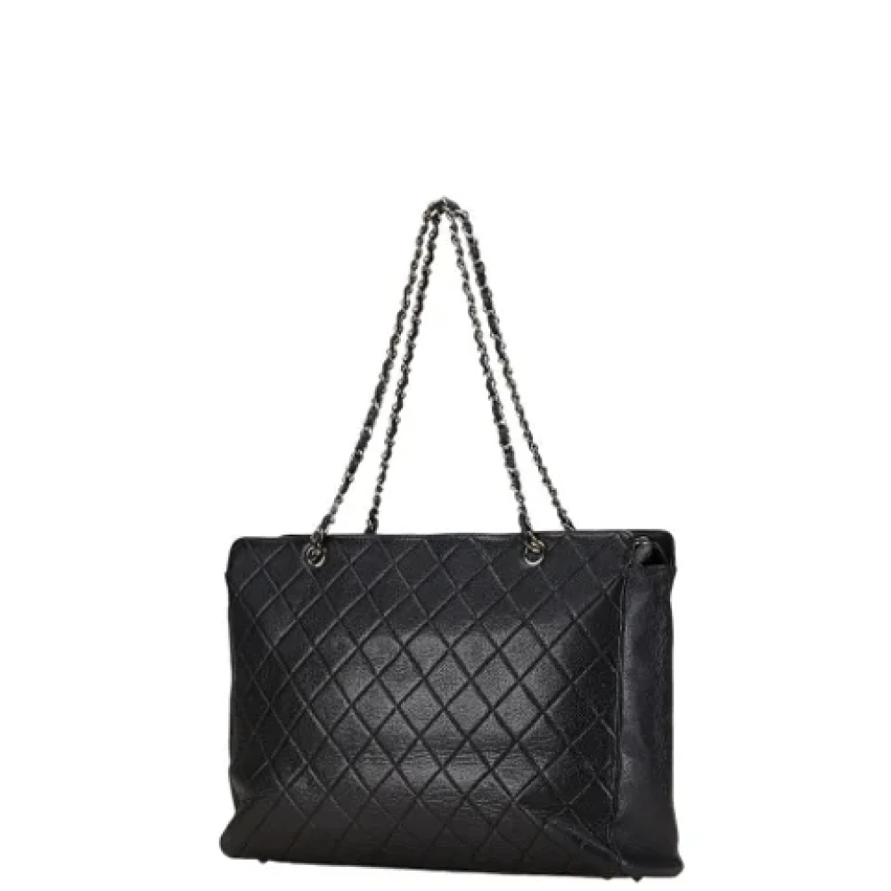 Chanel Vintage Pre-owned Leather chanel-bags Black Dames