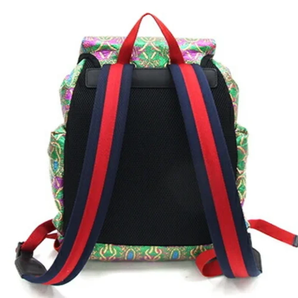 Gucci Vintage Pre-owned Canvas gucci-bags Green Dames