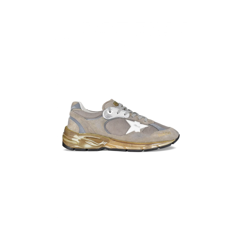 Golden Goose Uomo Beige Running-Dad Sneakers