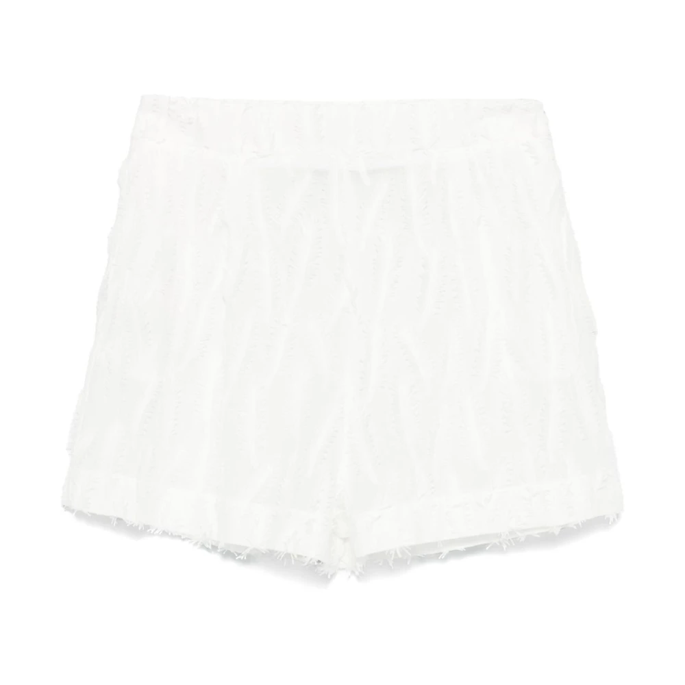 Federica Tosi Witte Shorts voor Vrouwen White Dames