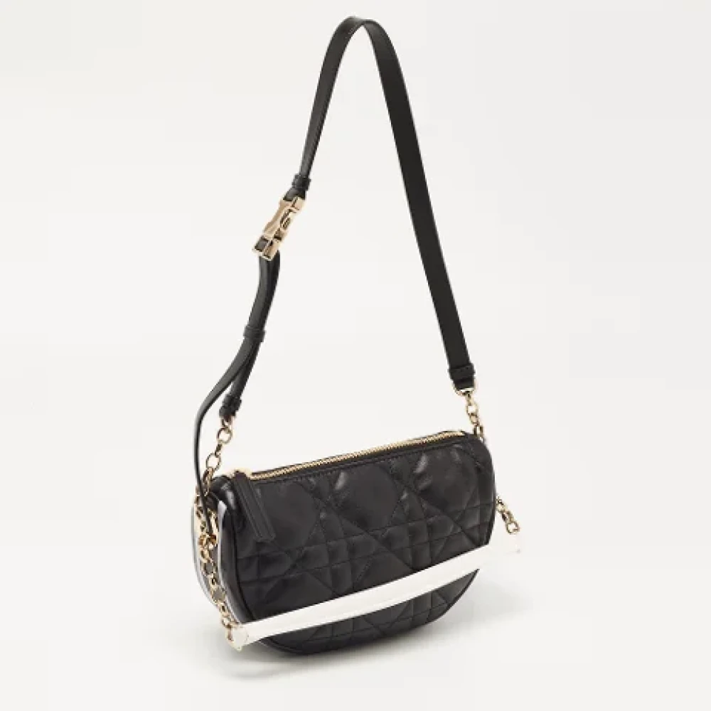 Dior Vintage Pre-owned Leather dior-bags Black Dames