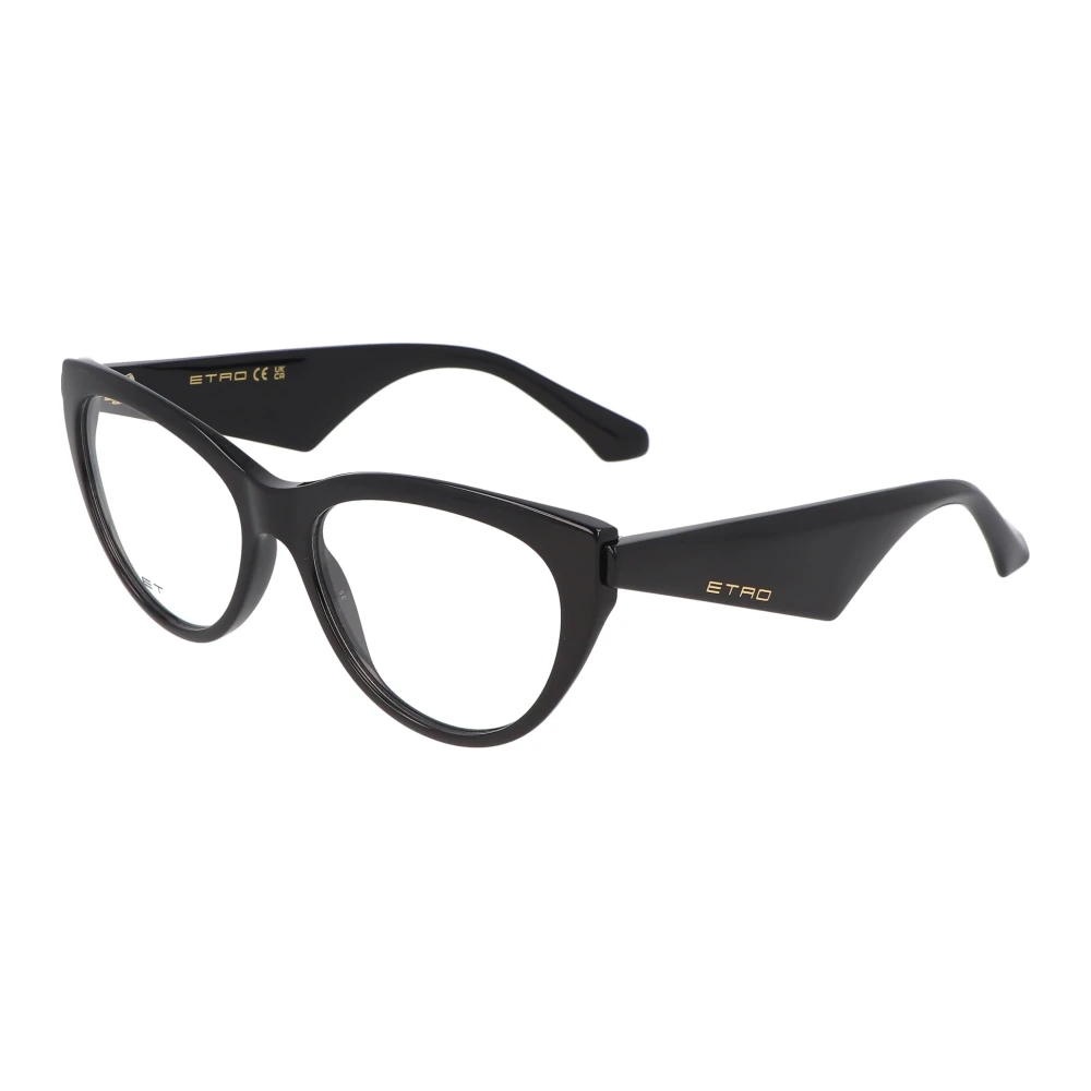 Etro Unisex Black Glasses, 55 Mm, Cat Eye Acetate Frame Glasses