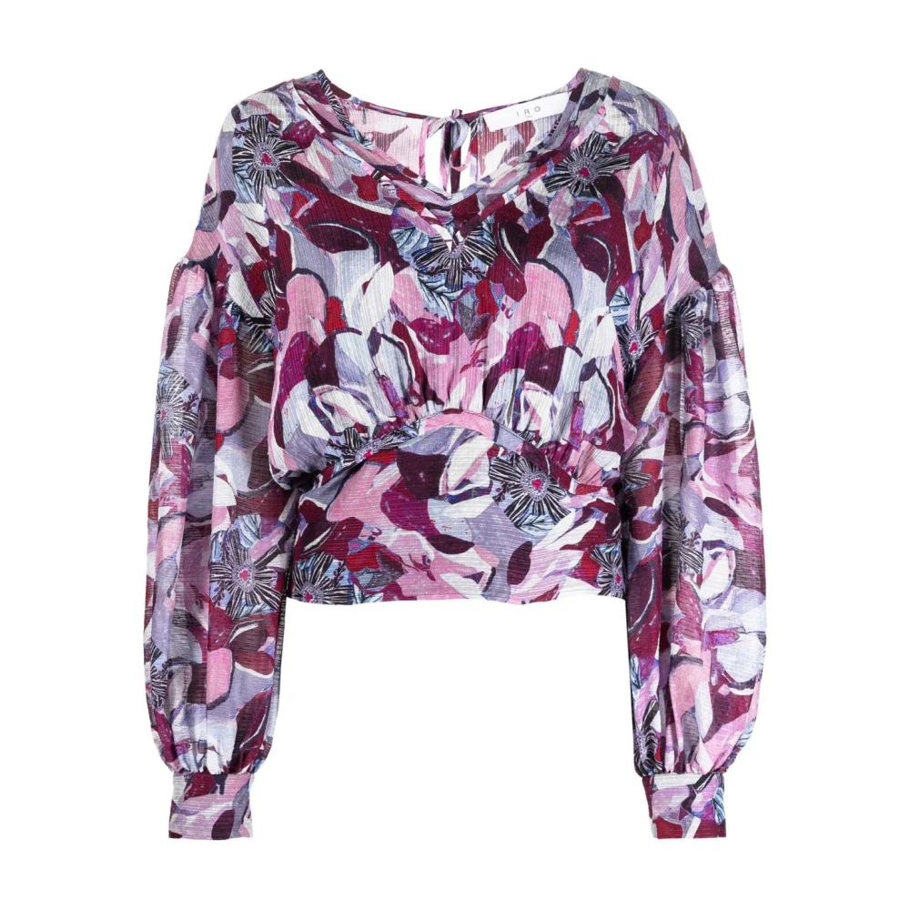 IRO Paarse Casual Blouse Dunna Top Multicolor Dames