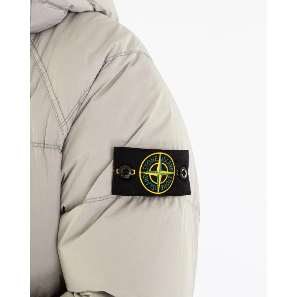 Stone Island Real Down Blouson Jacket Gray Heren