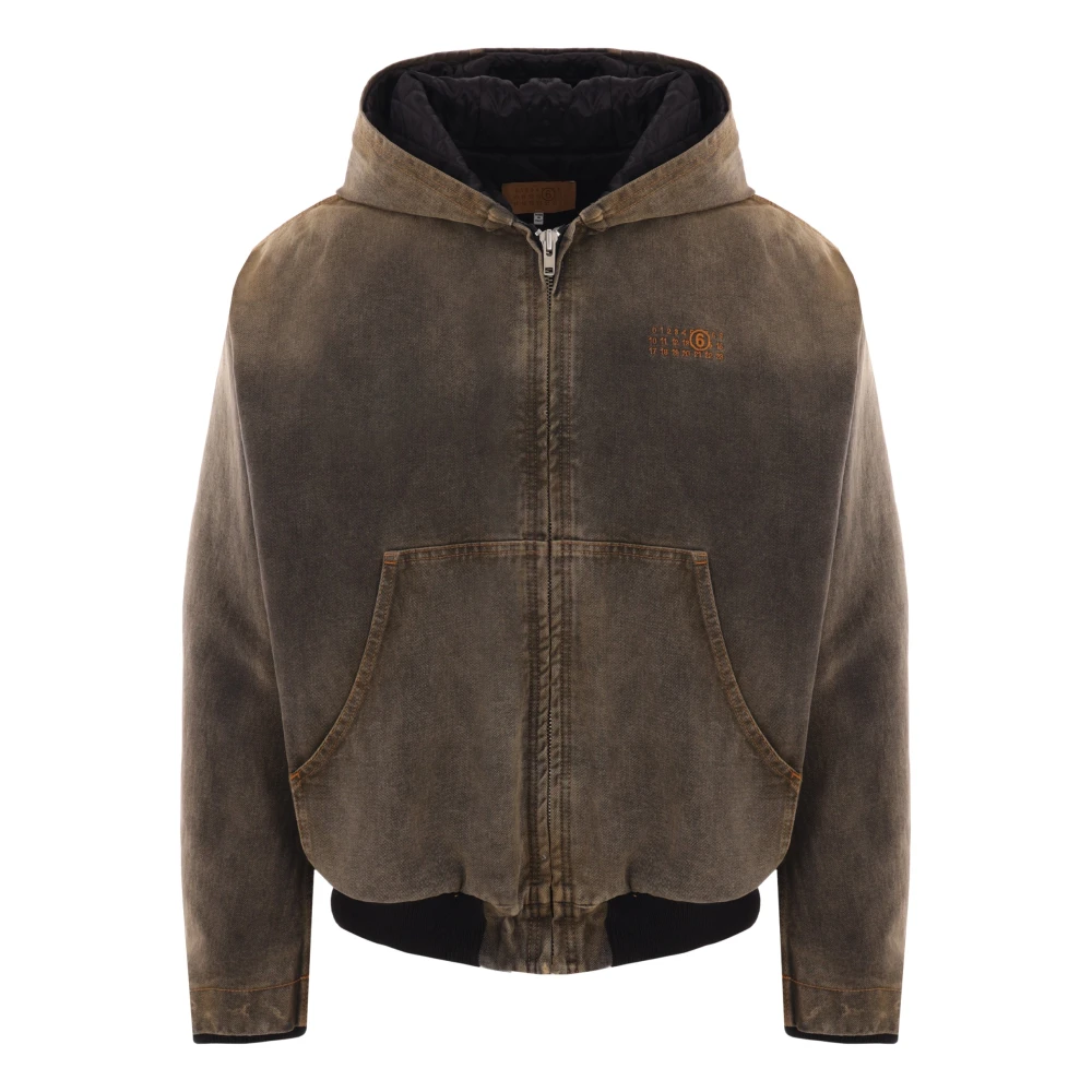 MM6 Maison Margiela Bruine Jas voor Vrouwen Brown Heren