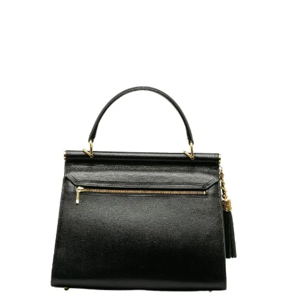 Valentino Vintage Pre-owned Leather handbags Black Dames
