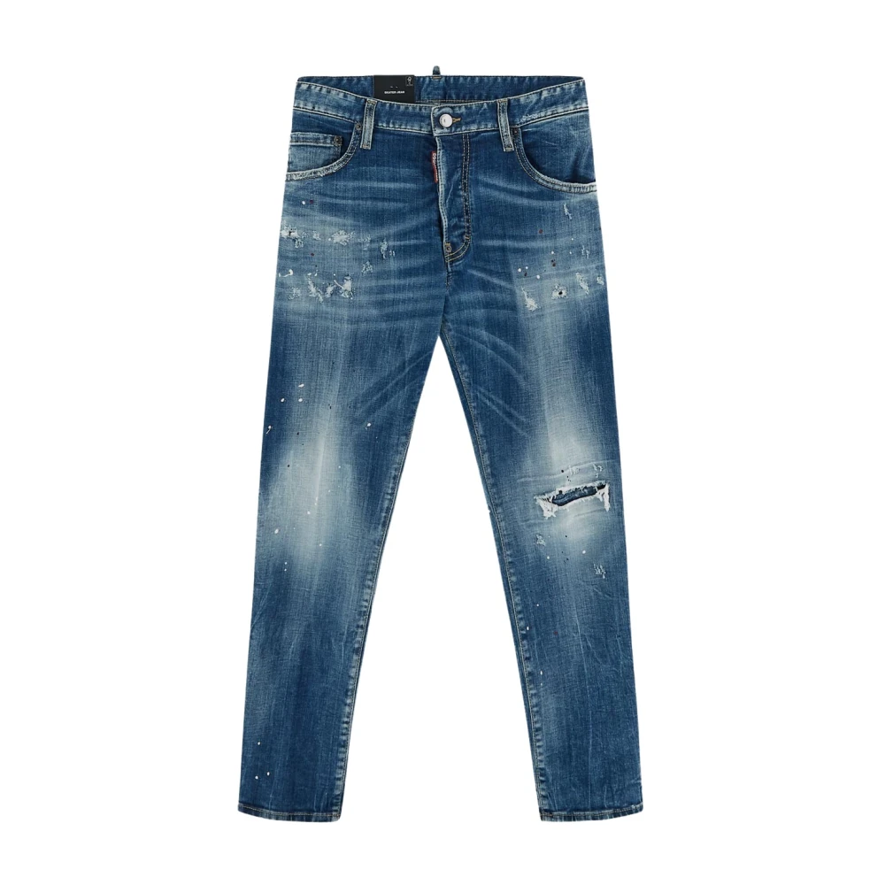 Dsquared2 Men's Blue Slim-Fit Jeans - Slim Fit Jeans - Xs - Jeans