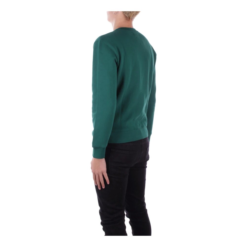 Guess Groene Logo Front Sweater Green Heren