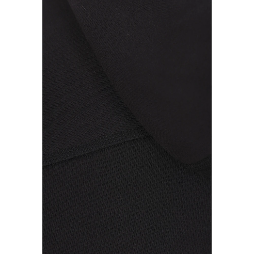 adidas by stella mccartney Zwarte Cropped Hoodie Sweater Black Dames
