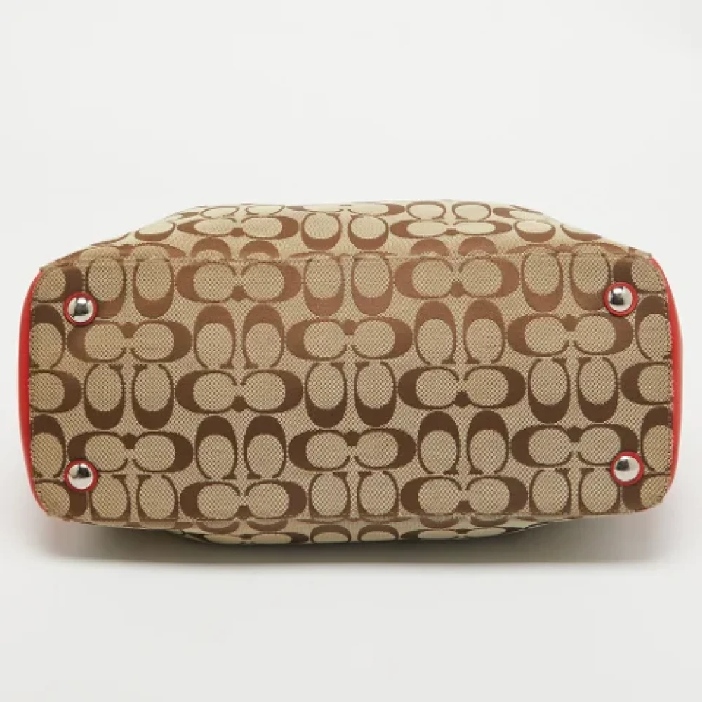 Coach Pre-owned Canvas totes Red Dames