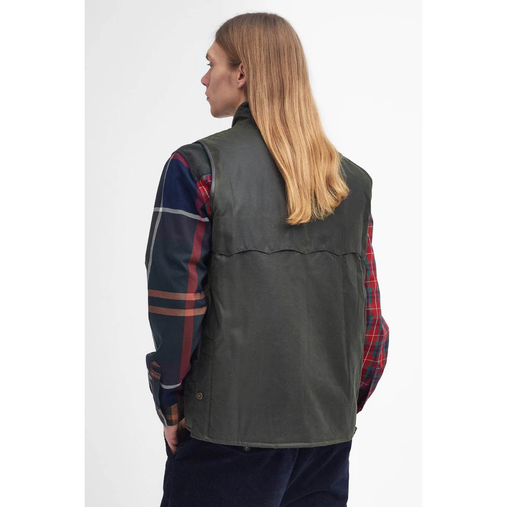 Baracuta Heritage Style Gilet Green Heren