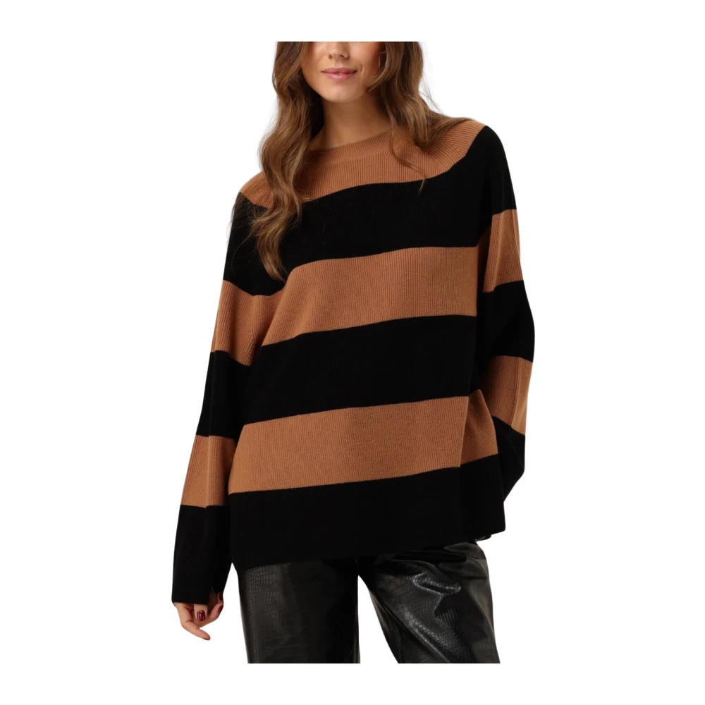 Vanessa Bruno Zwarte Dania Trui Multicolor Dames