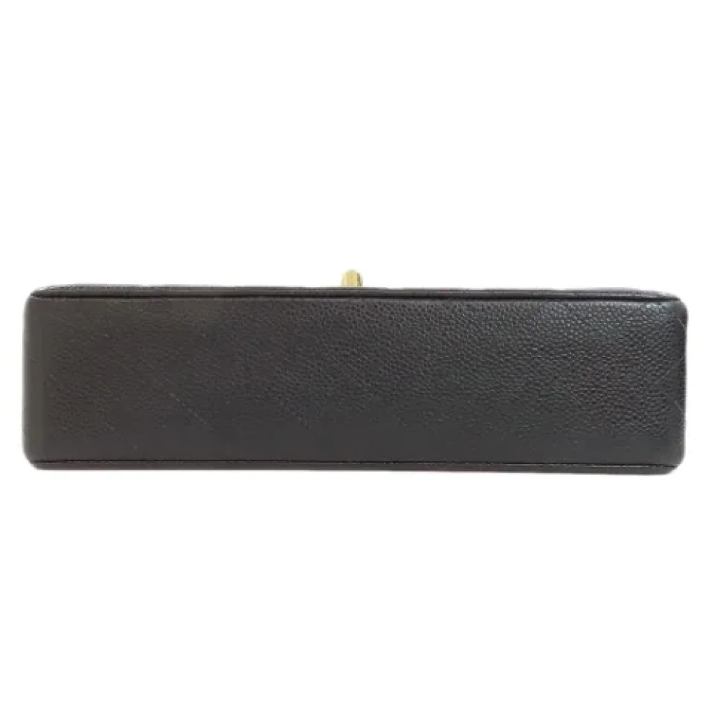 Chanel Vintage Pre-owned Leather shoulder-bags Black Dames