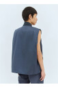 gilet-crewneck-en-twill-avec-poches