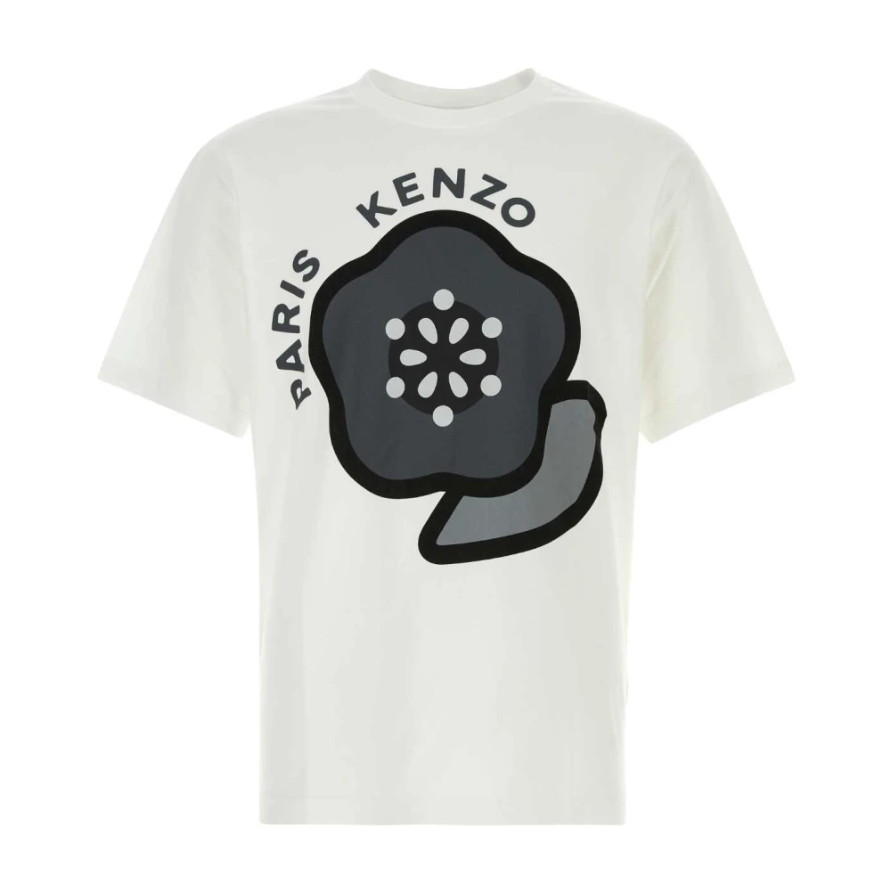 Kenzo Klassiek Wit Katoenen T-Shirt White Heren