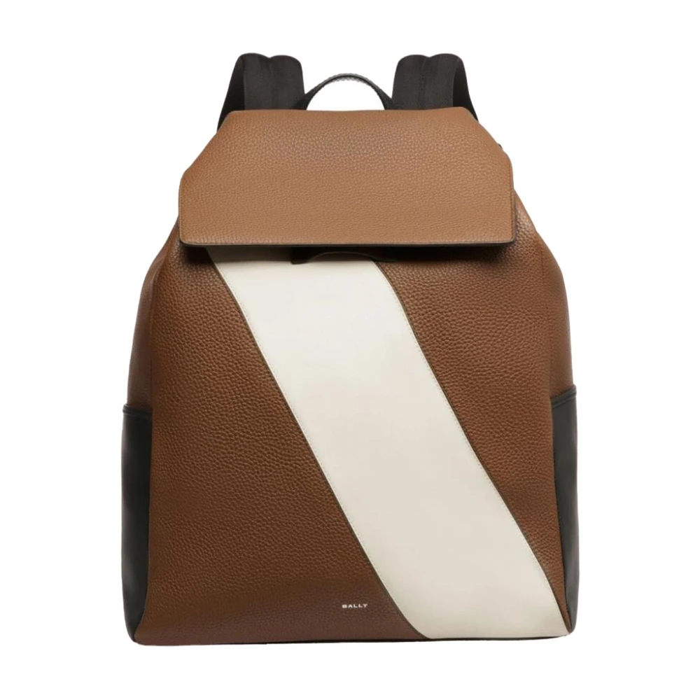 Bally Stijlvolle leren rugzak Brown Heren