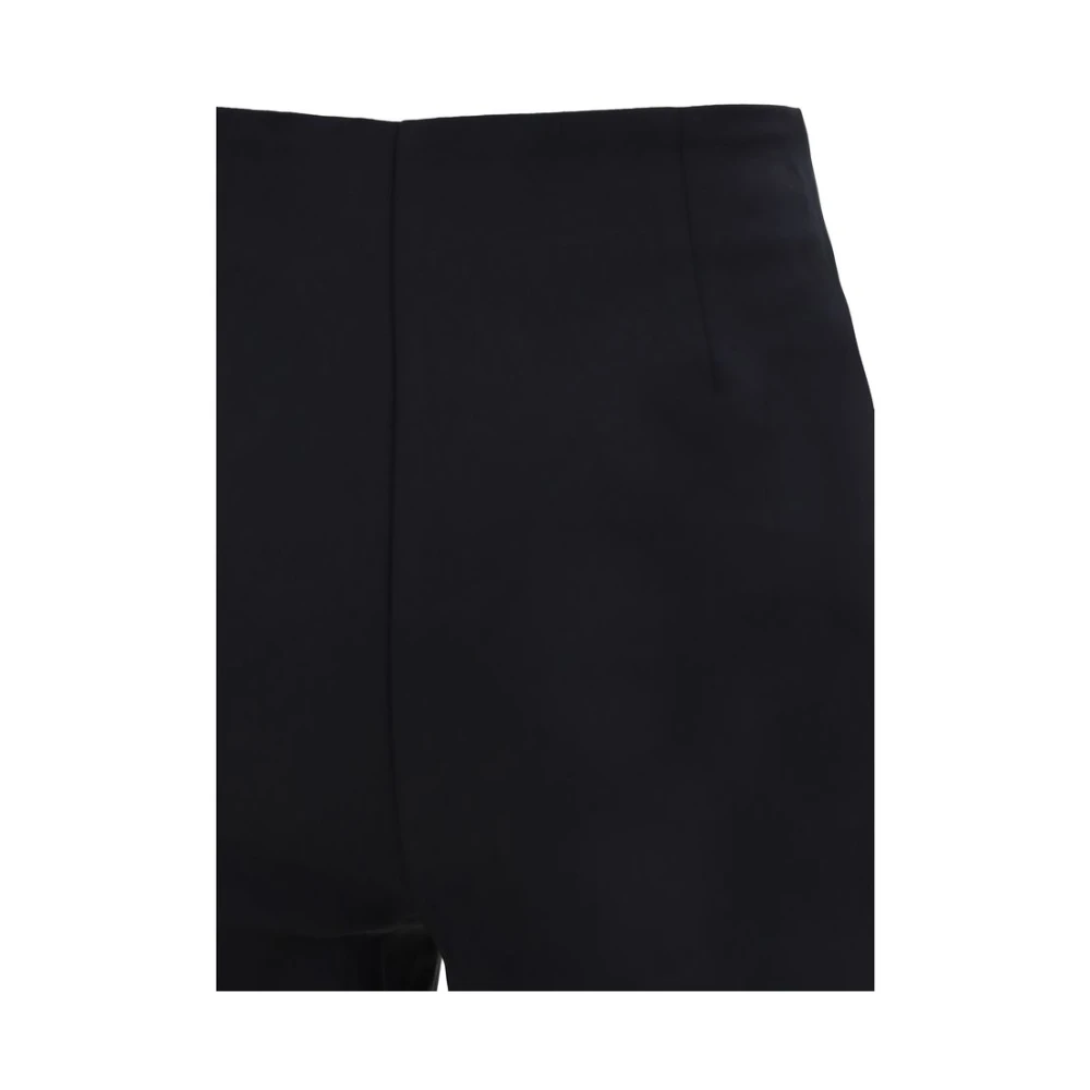 Róhe Monochrome Katoenen Broek met Zijrits Black Dames