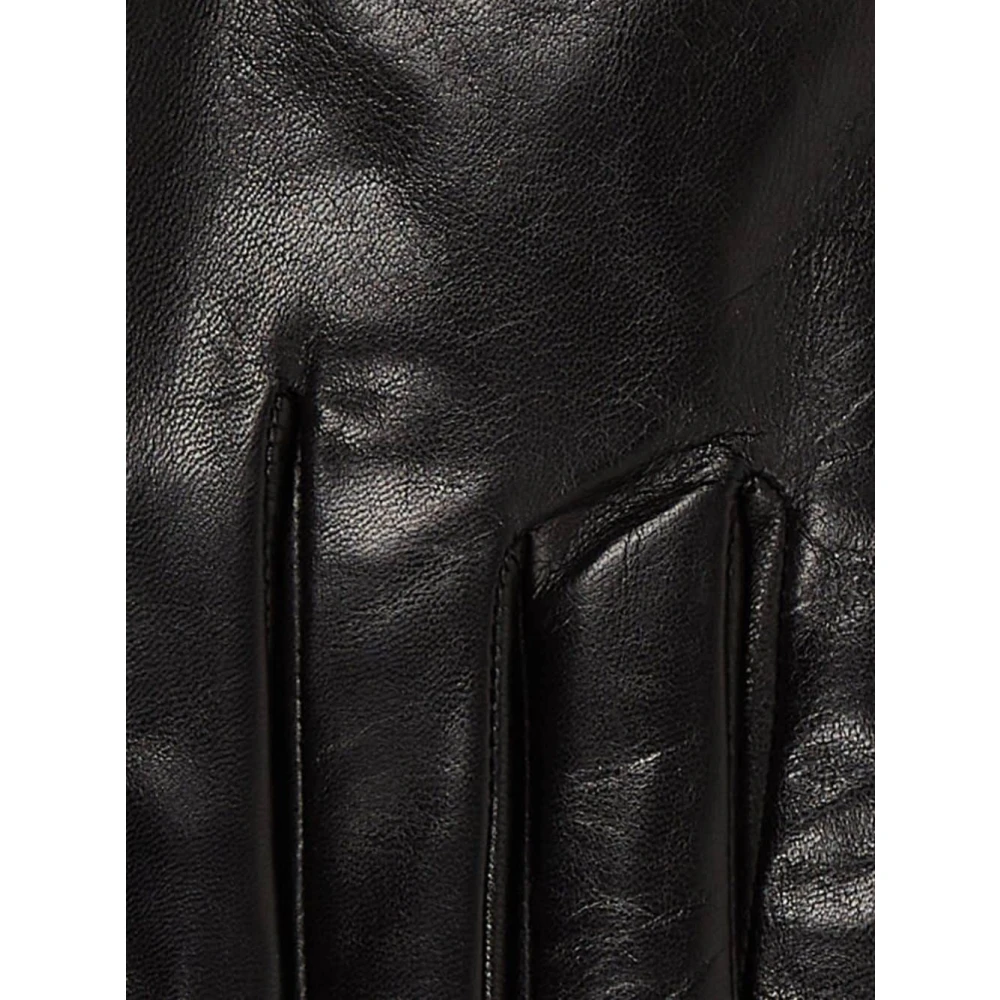 Karl Lagerfeld Stijlvolle Handschoenen Black Unisex