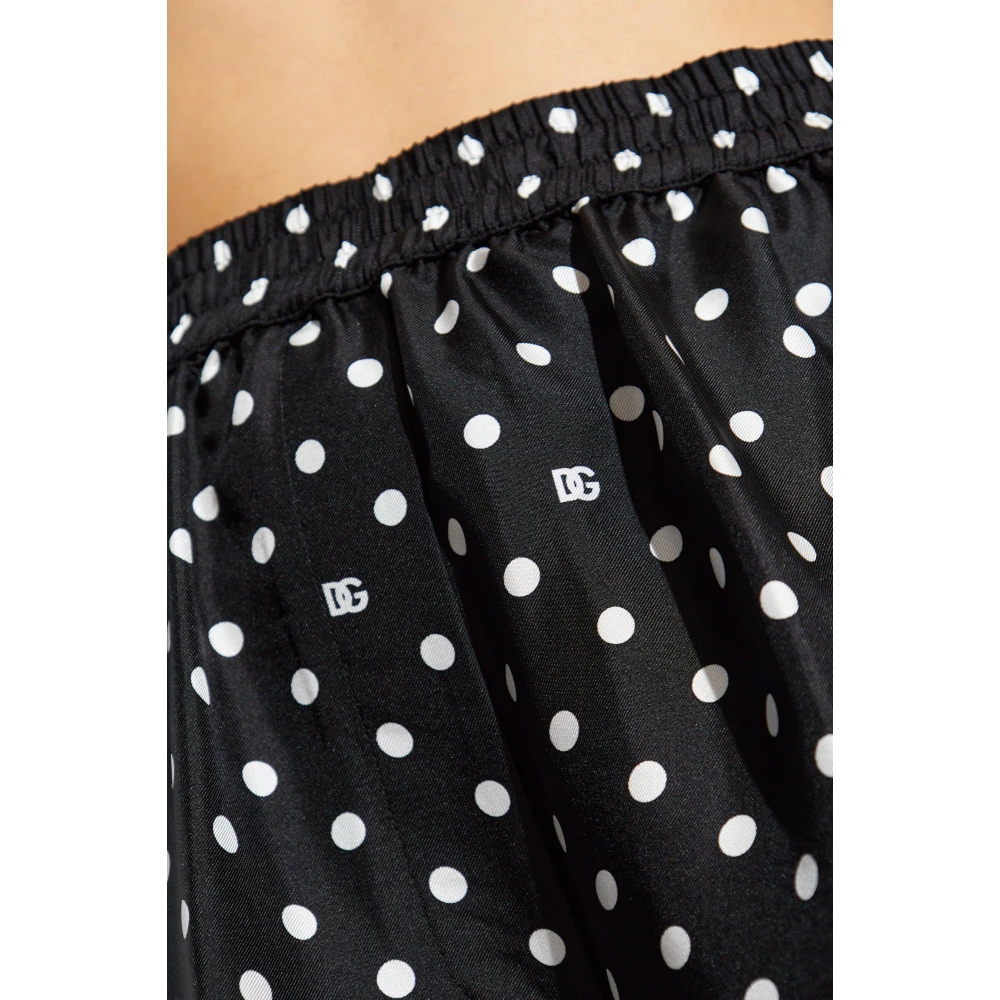 Dolce & Gabbana Zijden shorts Black Dames