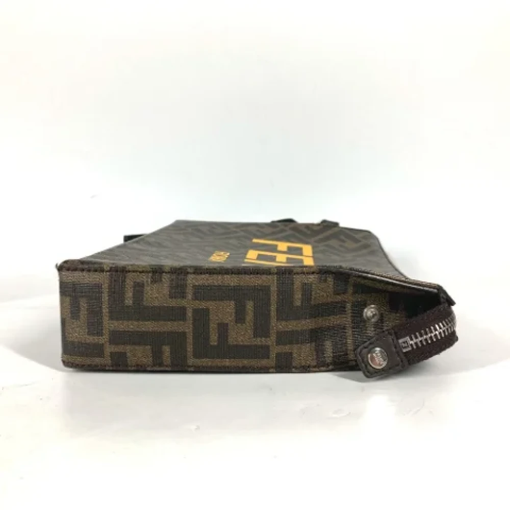 Fendi Vintage Pre-owned Leather fendi-bags Brown Heren