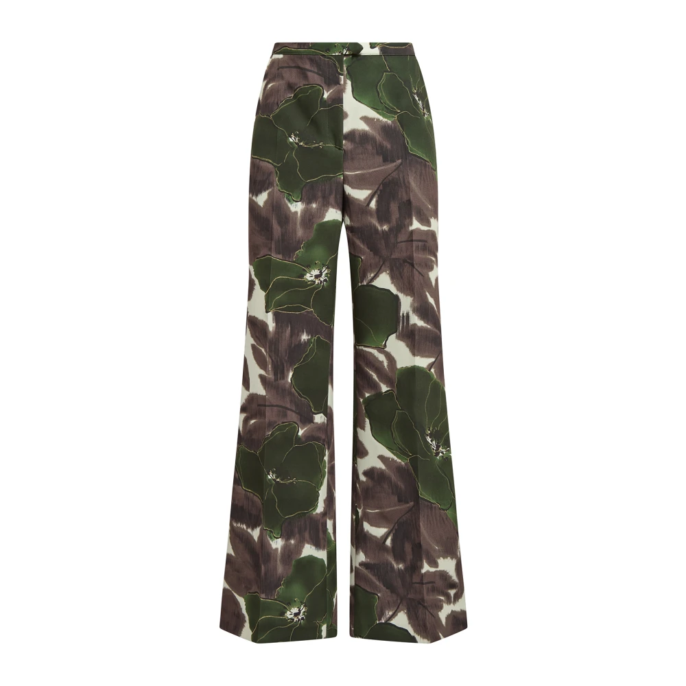 Maliparmi Camou Bloem Cady Broek Multicolor Dames