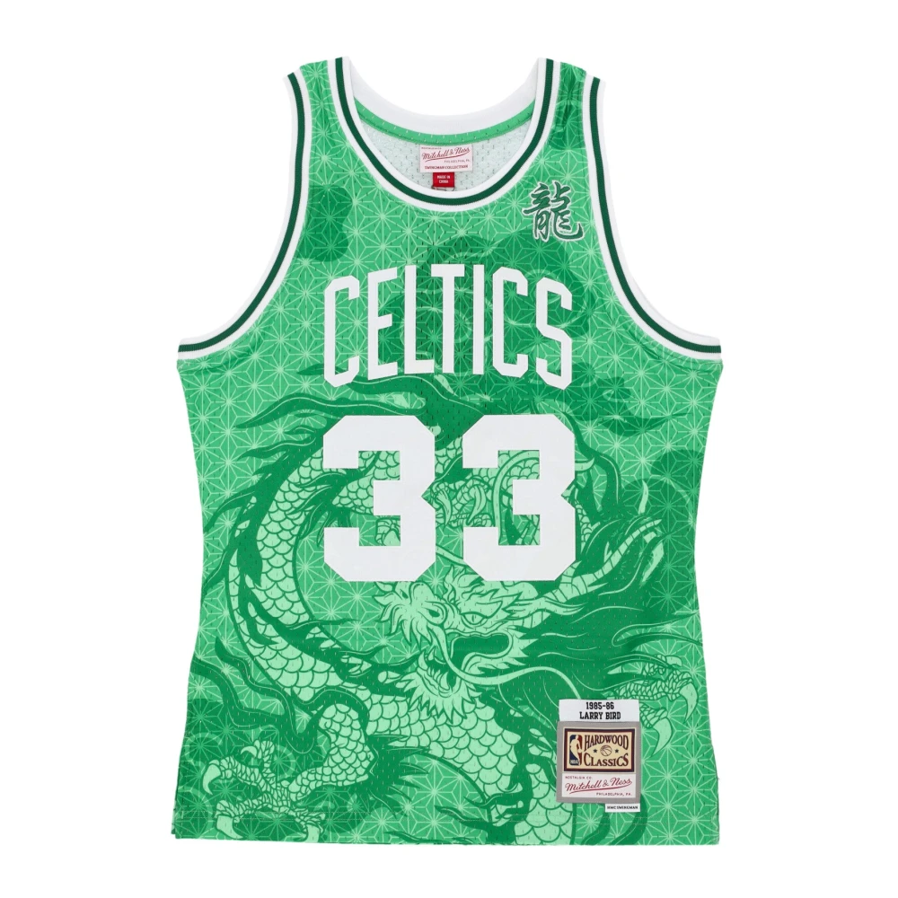 Mitchell & Ness Larry Bird Basketball Tank Top Green Heren