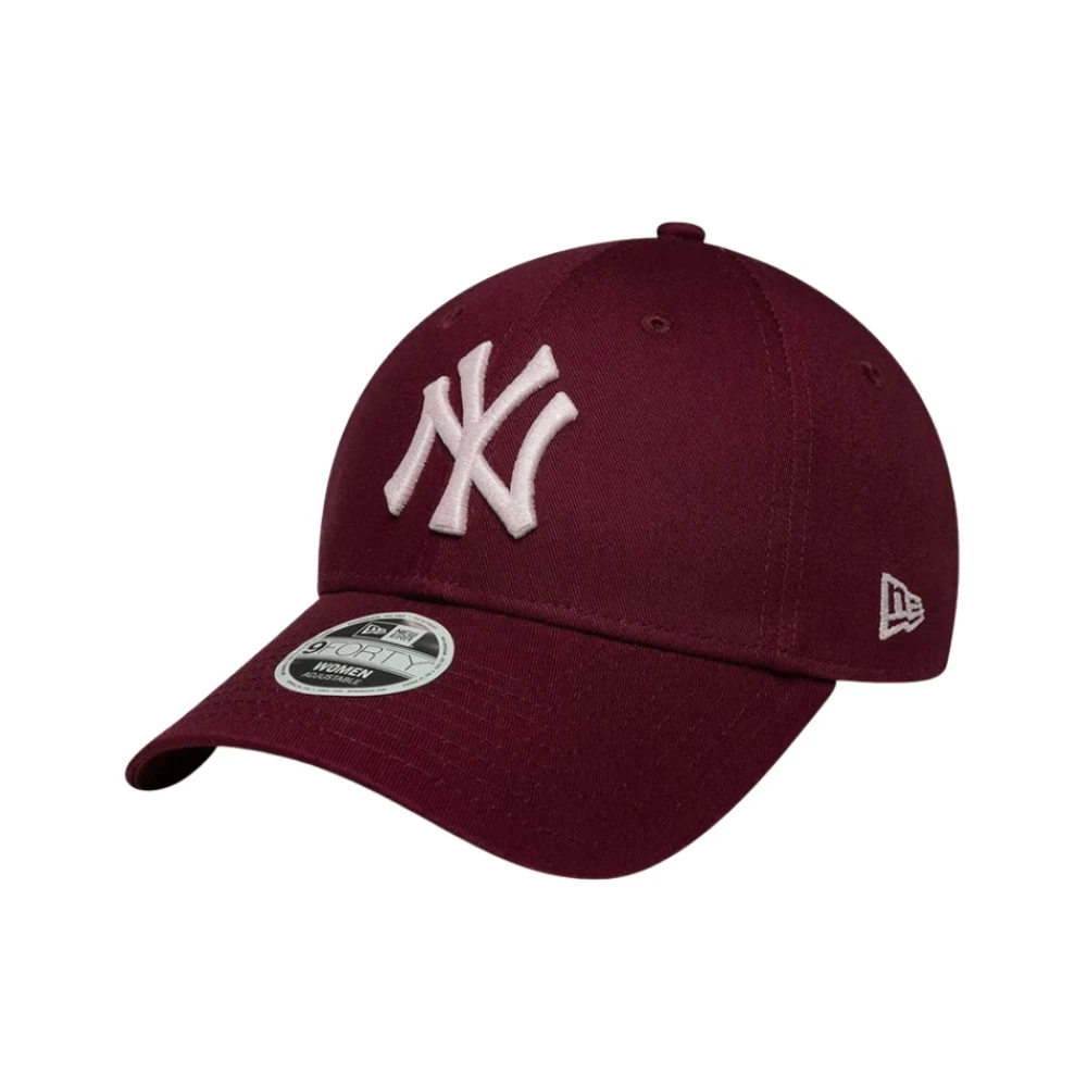 New Era Women's Burgundy Metallic Logo 9Forty Ny Yankees Cap In Fbgpnk - Image 2
