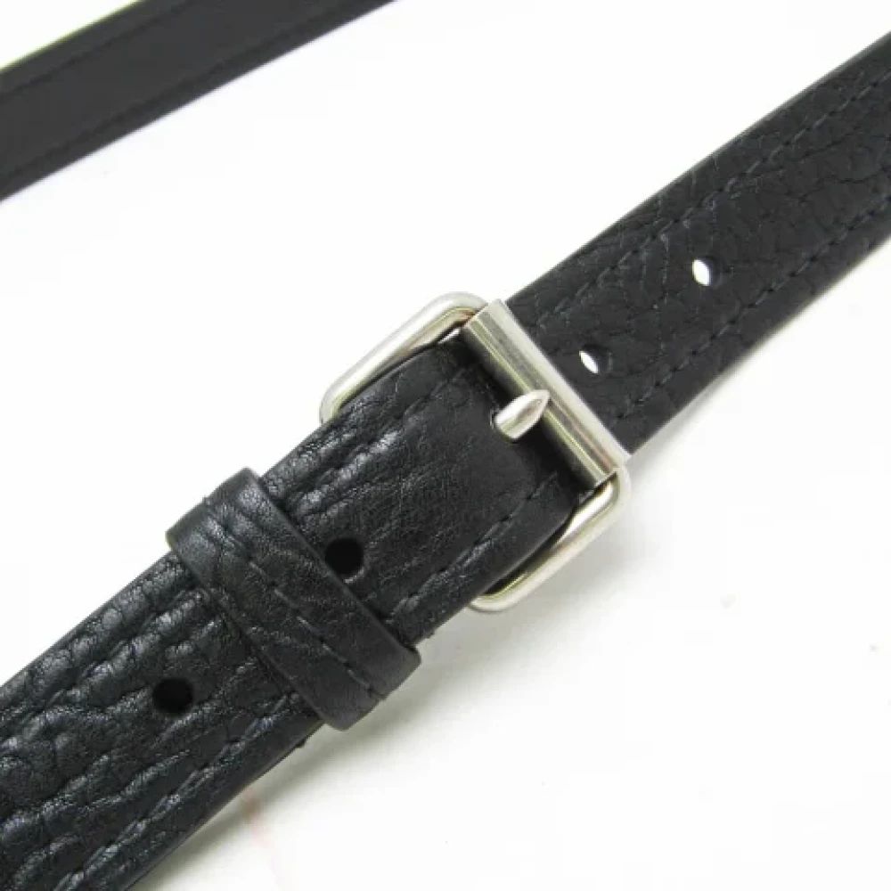 Prada Vintage Pre-owned Leather belts Black Heren
