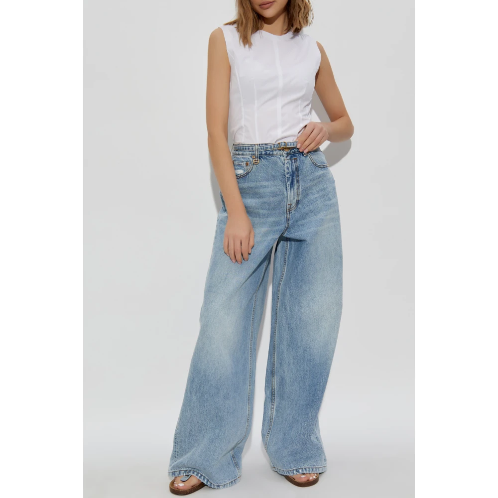 TORY BURCH Mouwloze top White Dames