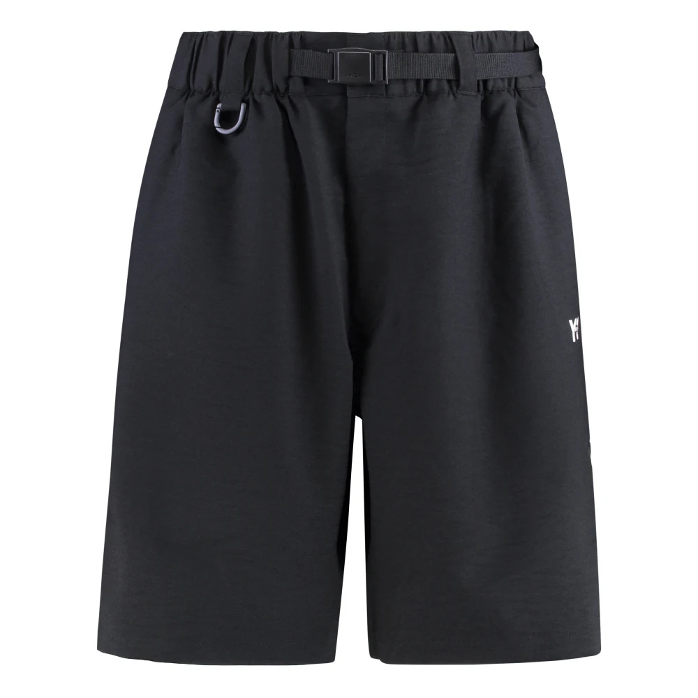 Y-3 Verstelbare taille bermuda shorts Black Heren