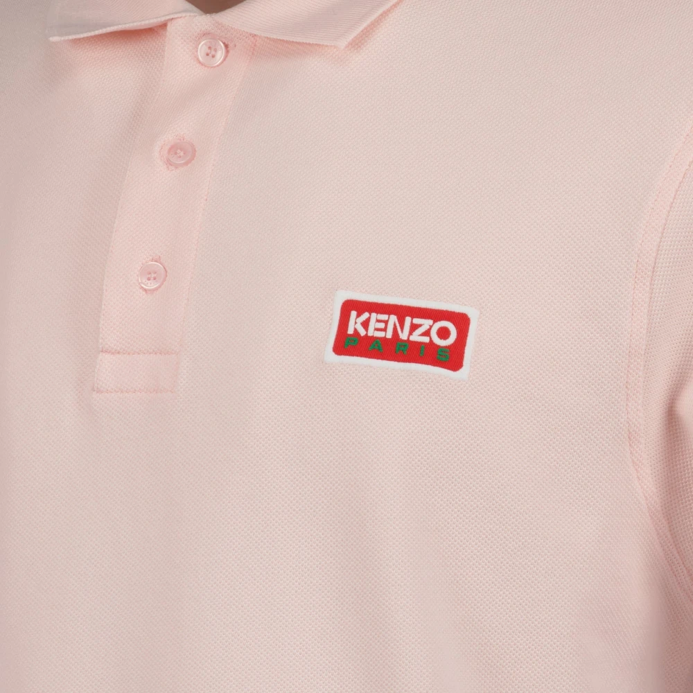 Kenzo Klassieke Logo Polo Pink Heren