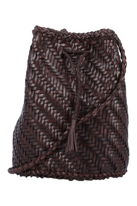 dark-brown-pompom-handbag