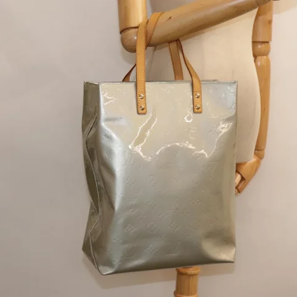 Louis Vuitton Vintage Pre-owned Leather totes Gray Dames