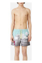 maillots-de-bain-a-motifs-avec-fond-vert-sauge-et-cordon-jaune