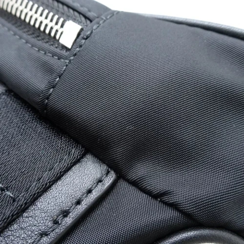 Burberry Vintage Pre-owned Nylon crossbody-bags Black Dames