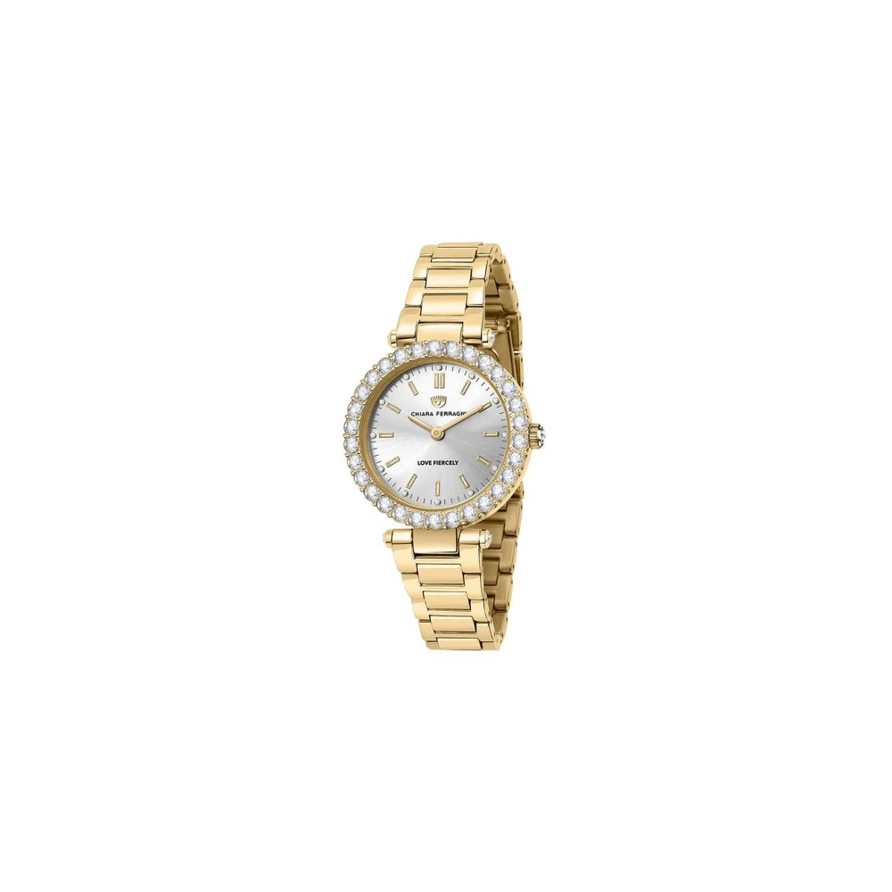 Chiara Ferragni Collection Women's Yellow Quartz Analog Watch