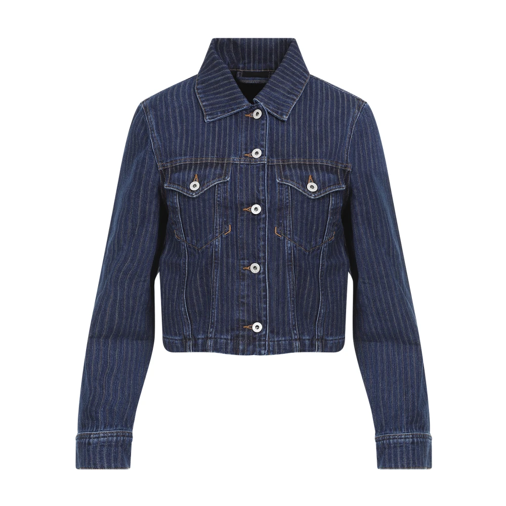 Kenzo Blauwe Katoenen Jas voor Vrouwen Blue Dames